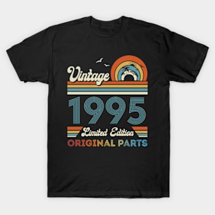 Vintage 1995 29th Birthday Gift For Men Women From Son Daughter T-Shirt